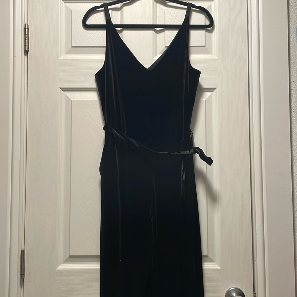 Banana Republic Velvet Jumpsuit size 10P